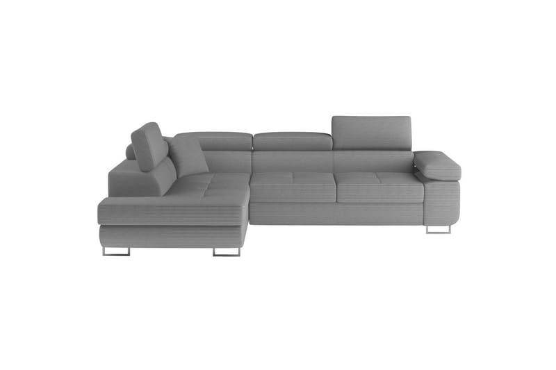 Seksjon Eltap Anton 272x203x85 cm, Jarell 04, Lys Grå, Venstre