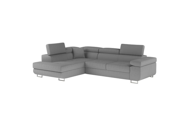 Seksjon Eltap Anton 272x203x85 cm - Jarell 04, Lys Grå, Venstre - Møbler - Sofaer - Sovesofaer