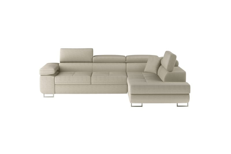 Seksjon Eltap Anton 272x203x85 cm - Jarell 18, Lys Beige, Høyre - Møbler - Sofaer - Sovesofaer