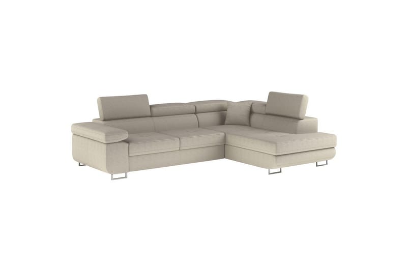 Seksjon Eltap Anton 272x203x85 cm - Jarell 18, Lys Beige, Høyre - Møbler - Sofaer - Sovesofaer