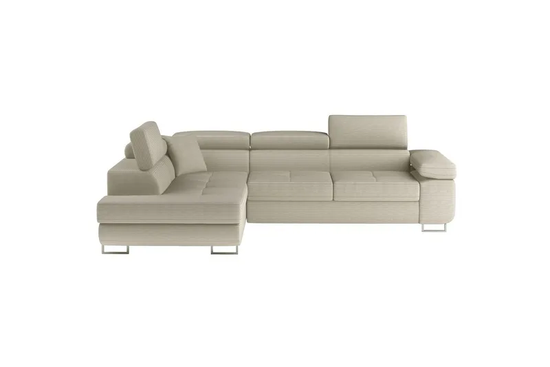 Seksjon Eltap Anton 272x203x85 cm - Jarell 18, Lys Beige, Venstre - Møbler - Sofaer - Sovesofaer
