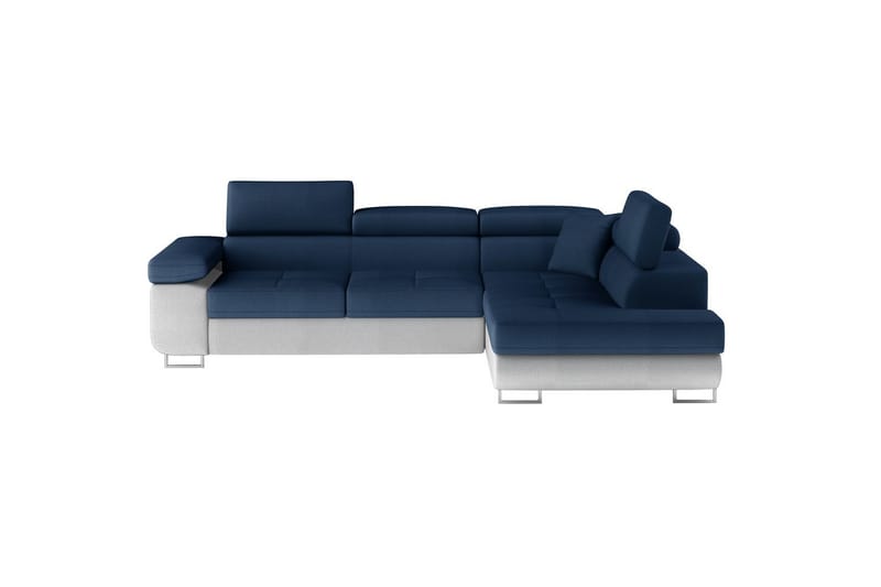 Seksjon Eltap Anton 272x203x85 cm - Monolith 77, Monolith 84, Blå, Lysegrå, Høyre - Møbler - Sofaer - Sovesofaer
