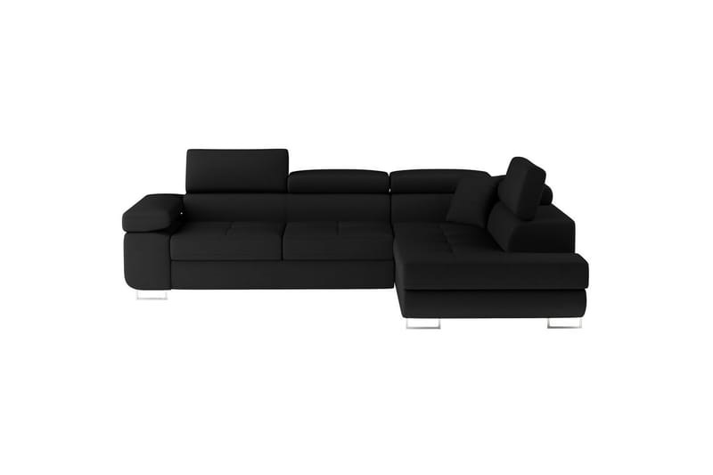 Seksjon Eltap Anton 272x203x85 cm - Sawana 14, Svart, Høyre - Møbler - Sofaer - Sovesofaer