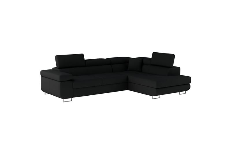Seksjon Eltap Anton 272x203x85 cm - Sawana 14, Svart, Høyre - Møbler - Sofaer - Sovesofaer