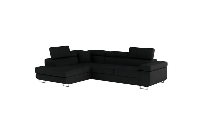 Seksjon Eltap Anton 272x203x85 cm - Sawana 14, Svart, Venstre - Møbler - Sofaer - Sovesofaer