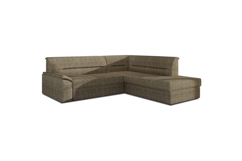 Seksjon Eltap Elano 255x212x90 cm - Berlin 03, Beige, Høyre - Møbler - Sofaer - Sovesofaer