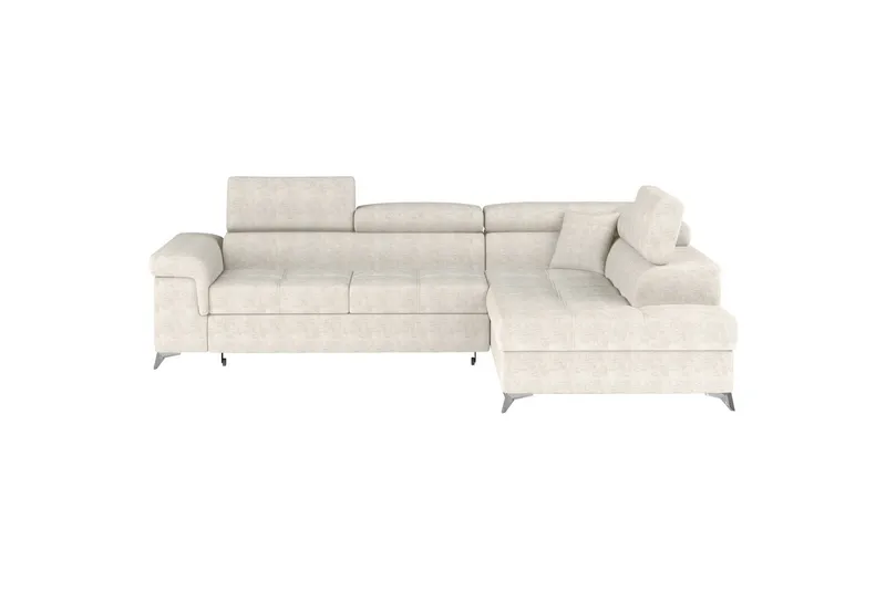 Seksjon Eltap Eridano 275x202x88 cm - Amore 01, Hvit, Høyre - Møbler - Sofaer - Sovesofaer