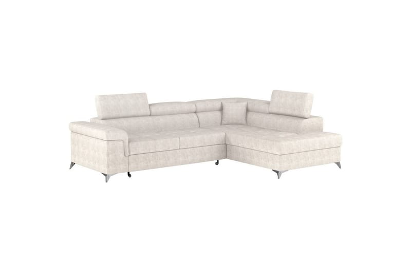 Seksjon Eltap Eridano 275x202x88 cm - Amore 01, Hvit, Høyre - Møbler - Sofaer - Sovesofaer