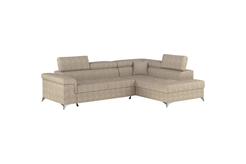 Seksjon Eltap Eridano 275x202x88 cm - Amore 18, Beige, Høyre - Møbler - Sofaer - Sovesofaer