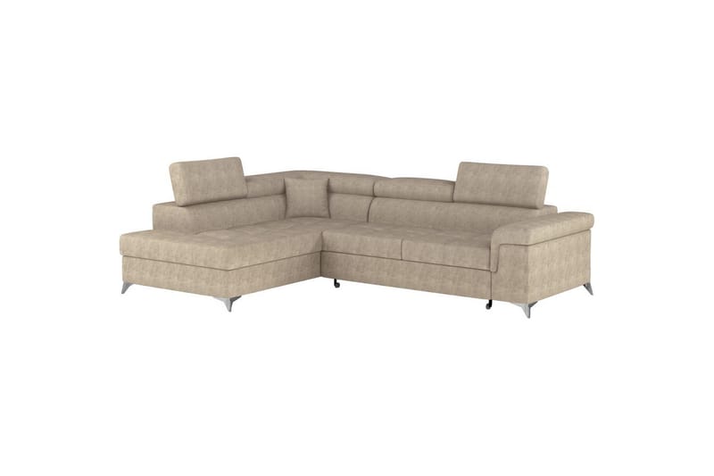 Seksjon Eltap Eridano 275x202x88 cm - Amore 18, Beige, Venstre - Møbler - Sofaer - Sovesofaer