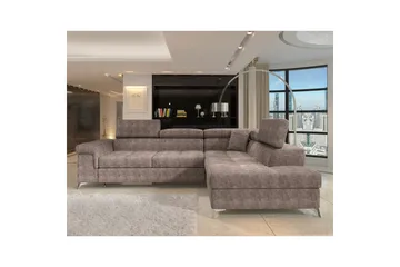 Seksjon Eltap Eridano 275x202x88 cm - Amore 20, Mørk Beige, Høyre - Møbler - Sofaer - Sovesofaer