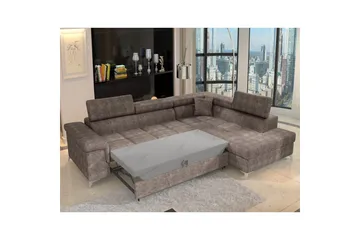 Seksjon Eltap Eridano 275x202x88 cm - Amore 20, Mørk Beige, Høyre - Møbler - Sofaer - Sovesofaer