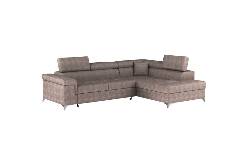 Seksjon Eltap Eridano 275x202x88 cm - Amore 20, Mørk Beige, Høyre - Møbler - Sofaer - Sovesofaer