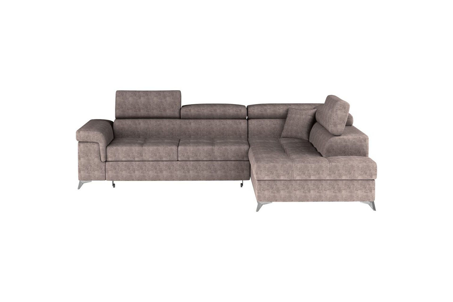 Seksjon Eltap Eridano 275x202x88 cm - Amore 20, Mørk Beige, Høyre