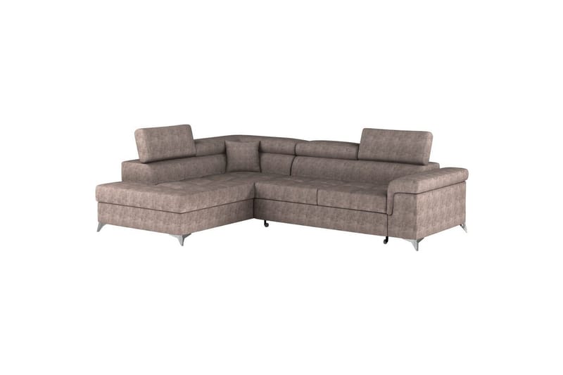 Seksjon Eltap Eridano 275x202x88 cm - Amore 20, Mørk Beige, Venstre - Møbler - Sofaer - Sovesofaer