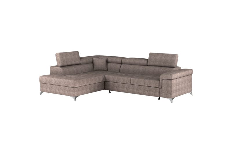 Seksjon Eltap Eridano 275x202x88 cm - Amore 20, Mørk Beige, Venstre - Møbler - Sofaer - Sovesofaer