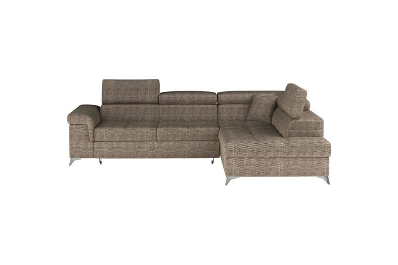 Seksjon Eltap Eridano 275x202x88 cm - Berlin 03, Beige, Høyre - Møbler - Sofaer - Sovesofaer