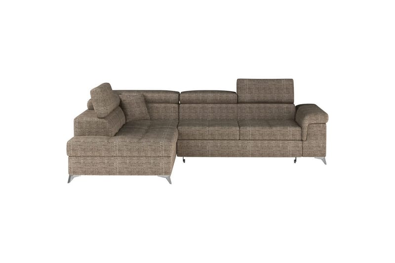 Seksjon Eltap Eridano 275x202x88 cm - Berlin 03, Beige, Venstre - Møbler - Sofaer - Sovesofaer