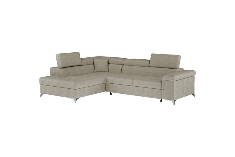 Seksjon Eltap Eridano 275x202x88 cm - Manhattan 20, Mørk Beige, Venstre - Møbler - Sofaer - Sovesofaer