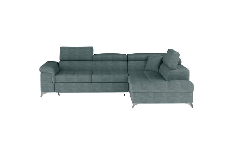 Seksjon Eltap Eridano 275x202x88 cm - Manhattan 38, Grønn, Høyre - Møbler - Sofaer - Sovesofaer