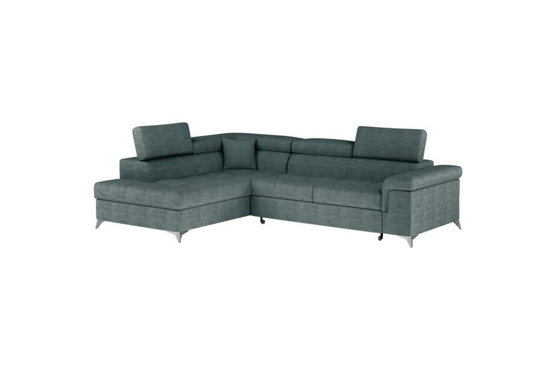 Seksjon Eltap Eridano 275x202x88 cm - Manhattan 38, Grønn, Venstre - Møbler - Sofaer - Sovesofaer