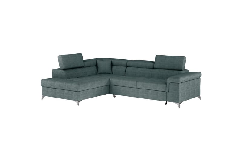 Seksjon Eltap Eridano 275x202x88 cm - Manhattan 38, Grønn, Venstre - Møbler - Sofaer - Sovesofaer