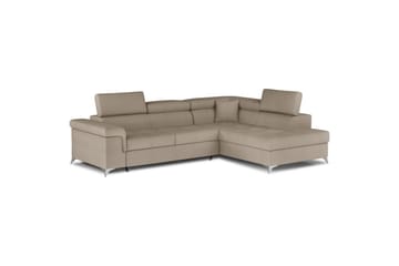 Seksjon Eltap Eridano 275x202x88 cm - Monolith 09, Mørk Beige, Høyre - Møbler - Sofaer - Sovesofaer
