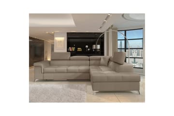Seksjon Eltap Eridano 275x202x88 cm - Monolith 09, Mørk Beige, Høyre - Møbler - Sofaer - Sovesofaer