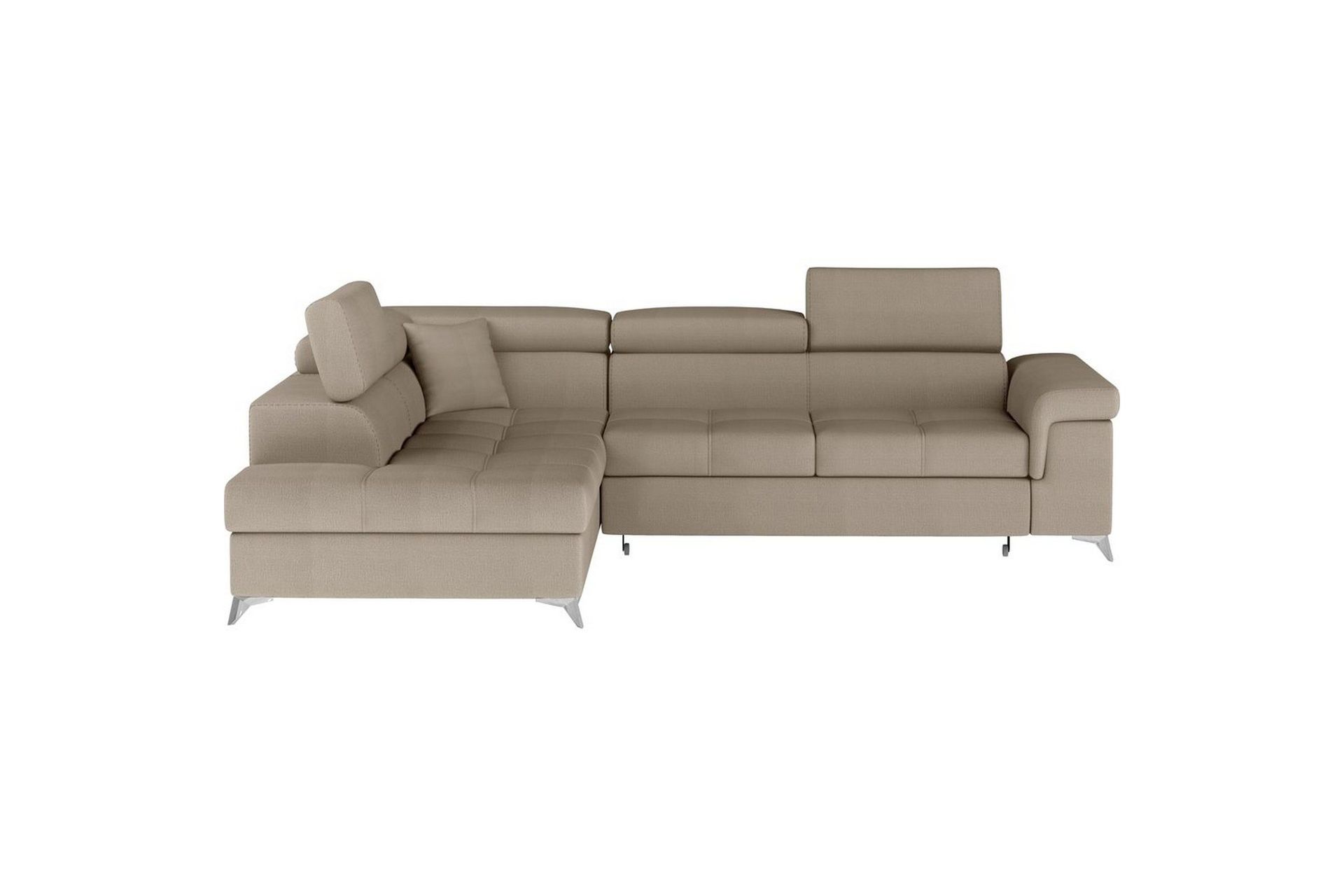 Seksjon Eltap Eridano 275x202x88 cm - Monolith 09, Mørk Beige, Venstre
