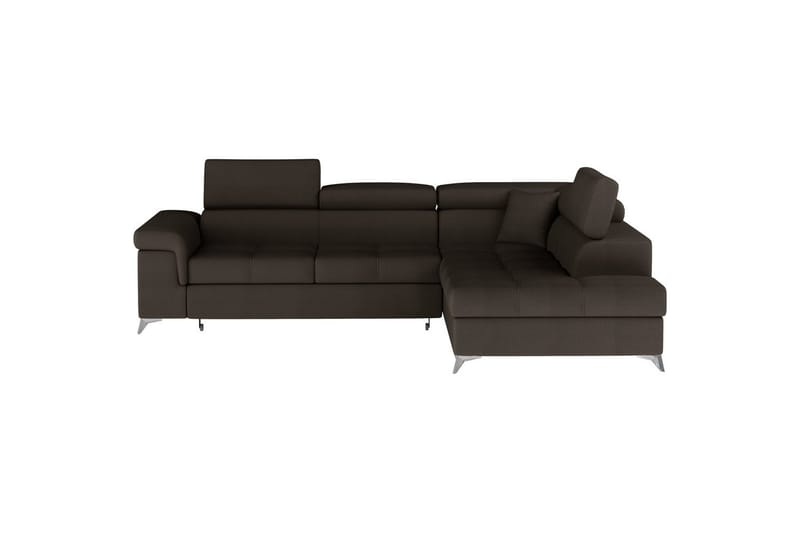 Seksjon Eltap Eridano 275x202x88 cm - Monolith 29, Mørk Brun, Høyre - Møbler - Sofaer - Sovesofaer