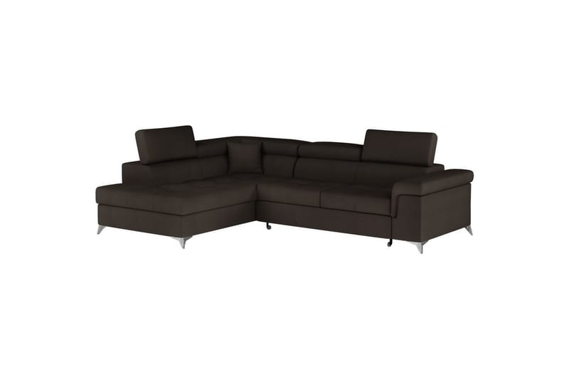 Seksjon Eltap Eridano 275x202x88 cm - Monolith 29, Mørk Brun, Venstre - Møbler - Sofaer - Sovesofaer