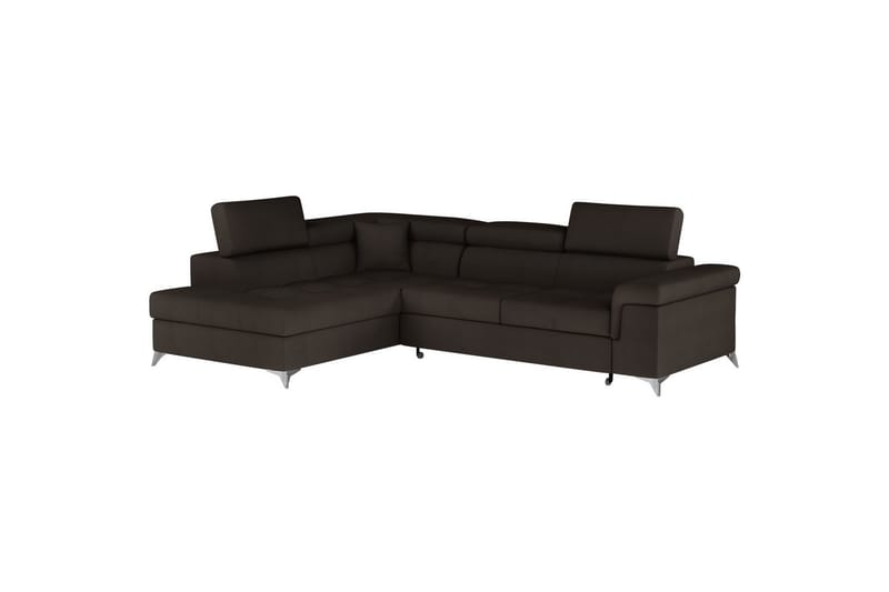Seksjon Eltap Eridano 275x202x88 cm - Monolith 29, Mørk Brun, Venstre - Møbler - Sofaer - Sovesofaer