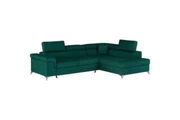 Seksjon Eltap Eridano 275x202x88 cm - Monolith 37, Grønn, Høyre - Møbler - Sofaer - Sovesofaer