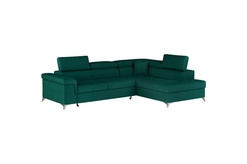 Seksjon Eltap Eridano 275x202x88 cm - Monolith 37, Grønn, Høyre - Møbler - Sofaer - Sovesofaer