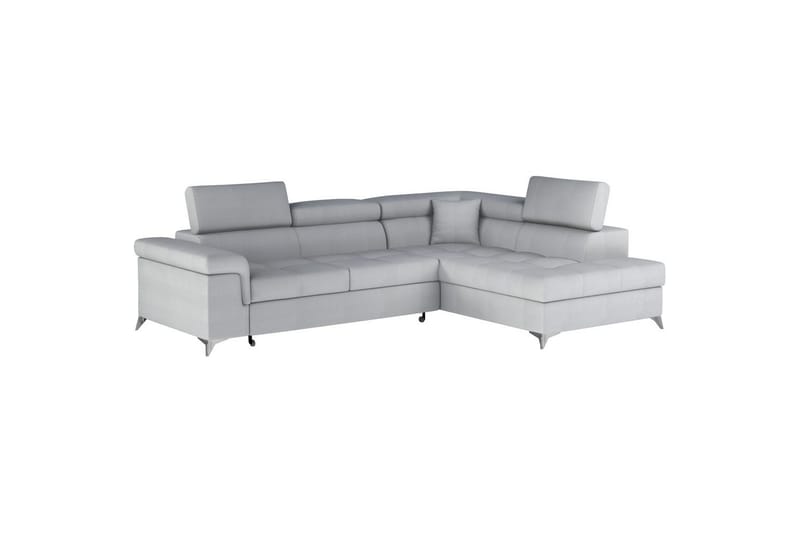 Seksjon Eltap Eridano 275x202x88 cm - Monolith 84, Lys Grå, Høyre - Møbler - Sofaer - Sovesofaer