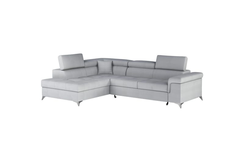Seksjon Eltap Eridano 275x202x88 cm - Monolith 84, Lys Grå, Venstre - Møbler - Sofaer - Sovesofaer