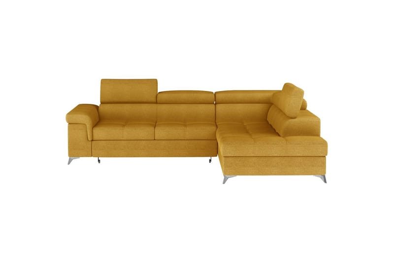 Seksjon Eltap Eridano 275x202x88 cm - Omega 68, Gul, Høyre - Møbler - Sofaer - Sovesofaer