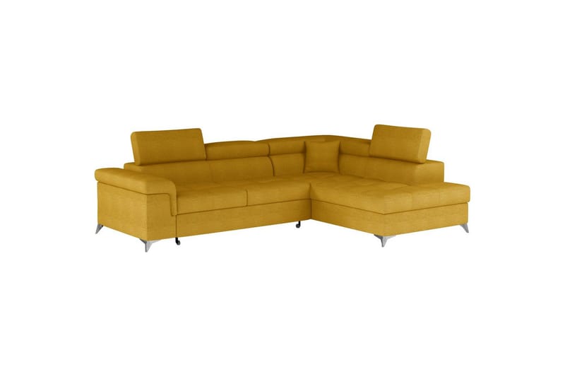 Seksjon Eltap Eridano 275x202x88 cm - Omega 68, Gul, Høyre - Møbler - Sofaer - Sovesofaer