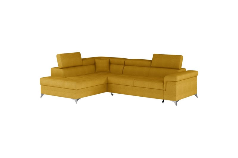 Seksjon Eltap Eridano 275x202x88 cm - Omega 68, Gul, Venstre - Møbler - Sofaer - Sovesofaer