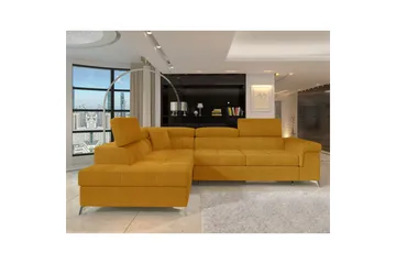 Seksjon Eltap Eridano 275x202x88 cm - Omega 68, Gul, Venstre - Møbler - Sofaer - Sovesofaer