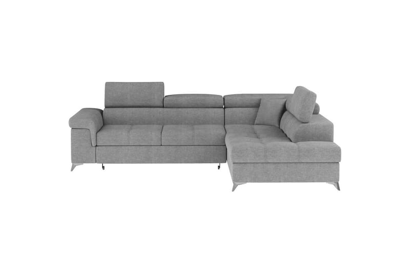 Seksjon Eltap Eridano 275x202x88 cm - Raquel 04 Grå, Høyre - Møbler - Sofaer - Sovesofaer