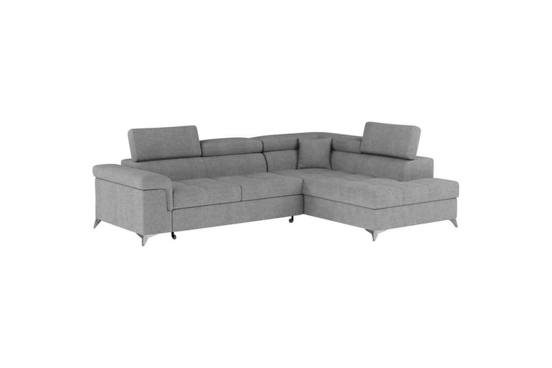 Seksjon Eltap Eridano 275x202x88 cm - Raquel 04 Grå, Høyre - Møbler - Sofaer - Sovesofaer