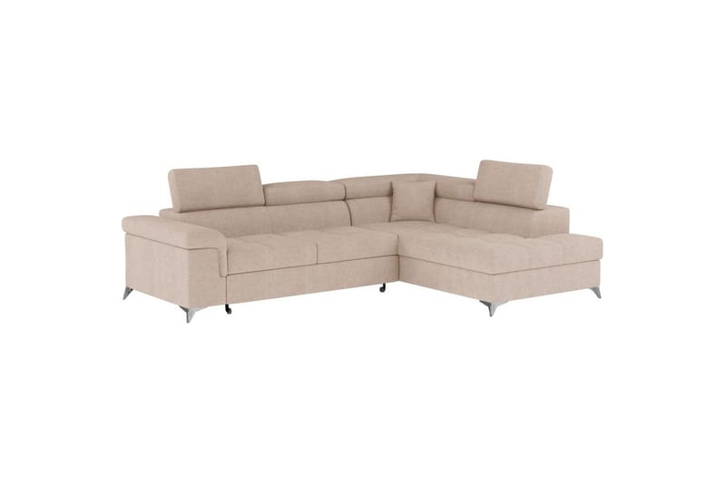 Seksjon Eltap Eridano 275x202x88 cm - Raquel 18, Beige, Høyre - Møbler - Sofaer - Sovesofaer