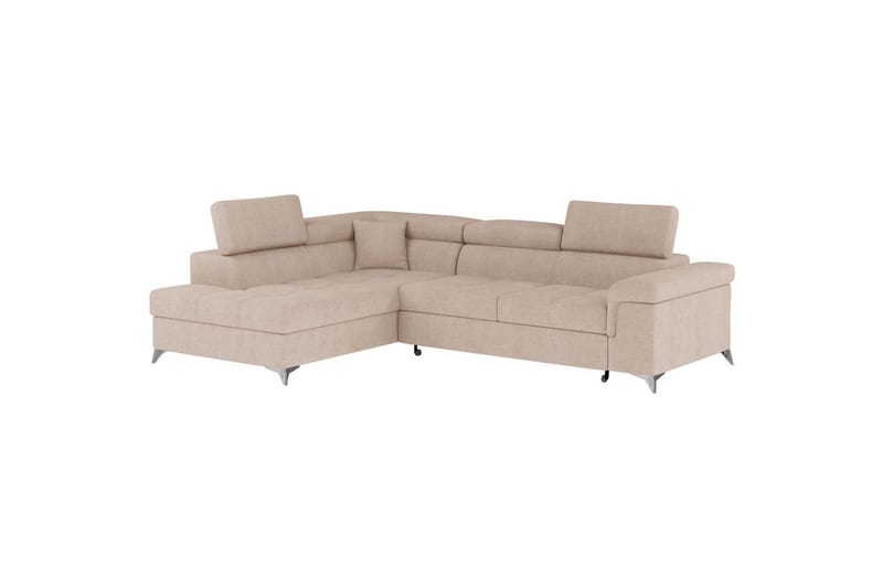 Seksjon Eltap Eridano 275x202x88 cm - Raquel 18, Beige, Venstre - Møbler - Sofaer - Sovesofaer
