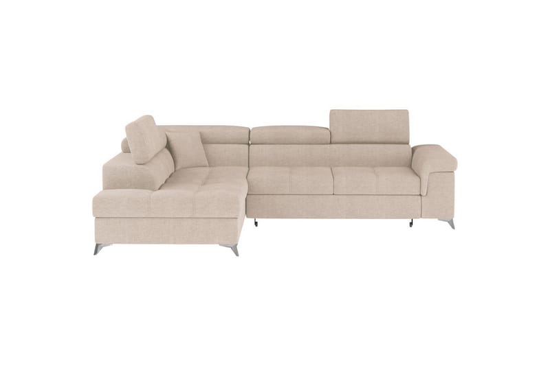 Seksjon Eltap Eridano 275x202x88 cm - Raquel 18, Beige, Venstre - Møbler - Sofaer - Sovesofaer