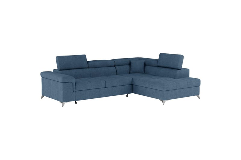 Seksjon Eltap Eridano 275x202x88 cm - Raquel 40, Blå, Høyre - Møbler - Sofaer - Sovesofaer