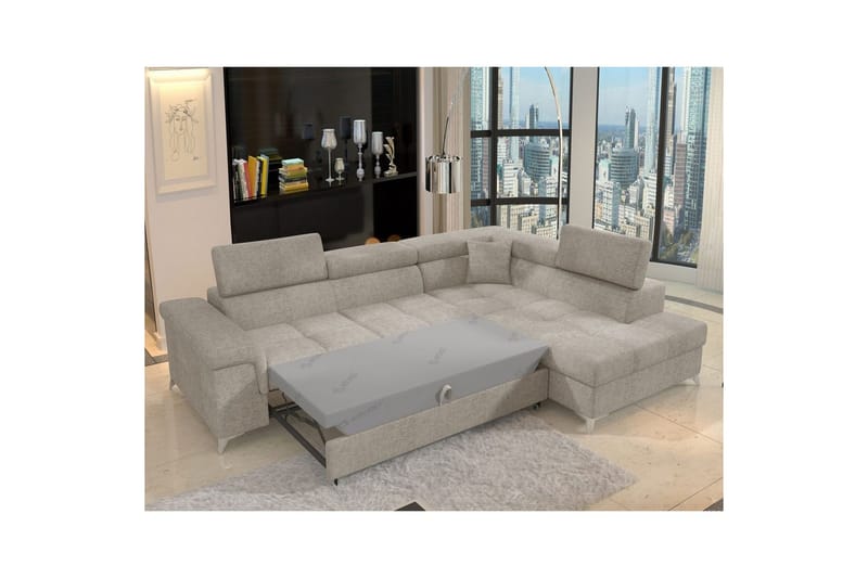 Seksjon Eltap Eridano 275x202x88 cm - Touch 18, Høyre - Møbler - Sofaer - Sovesofaer