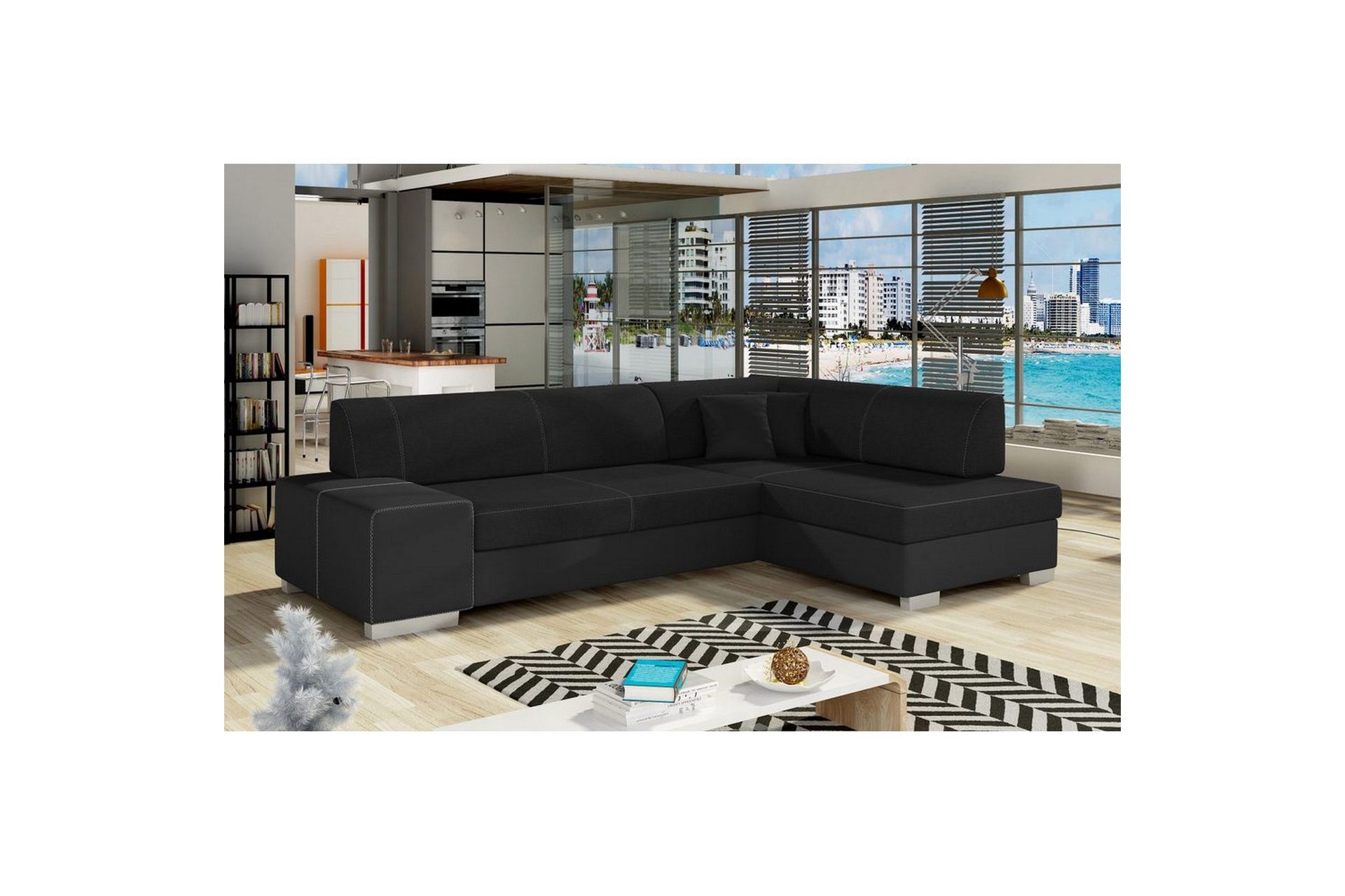 Seksjon Eltap Fabio 268x167x73 cm - Sawana 14, Soft 11, Høyre