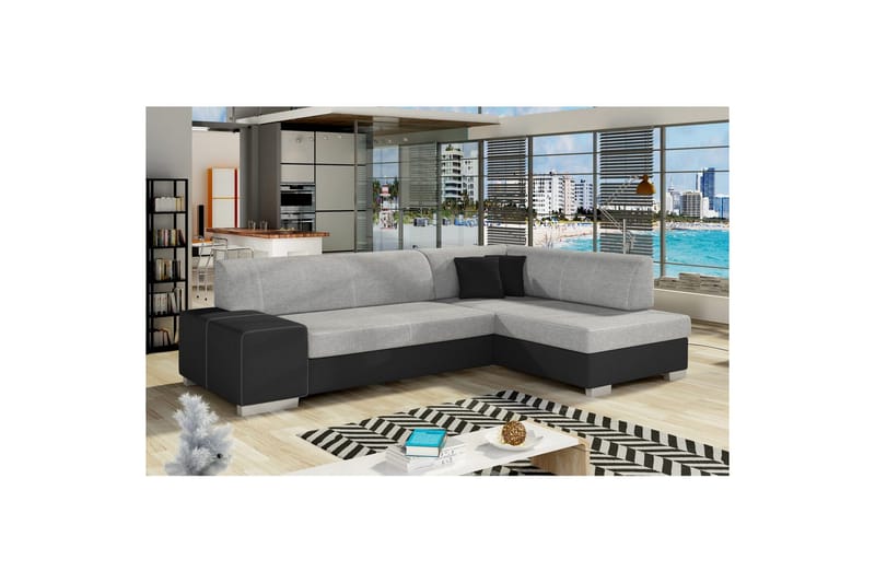 Seksjon Eltap Fabio 268x167x73 cm - Sawana 21, Soft 11, Høyre - Møbler - Sofaer - Sovesofaer
