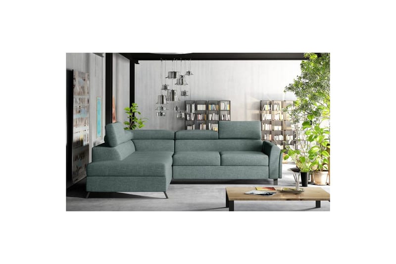 Seksjon Eltap Kairos 265x200x92 cm - Cover 70, Blå, Venstre - Møbler - Sofaer - Sovesofaer